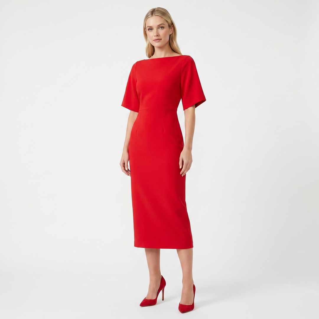 Women's Off Shoulder Sequin Dress – Deep V Ruffle Cap Sleeve Bodycon Midi