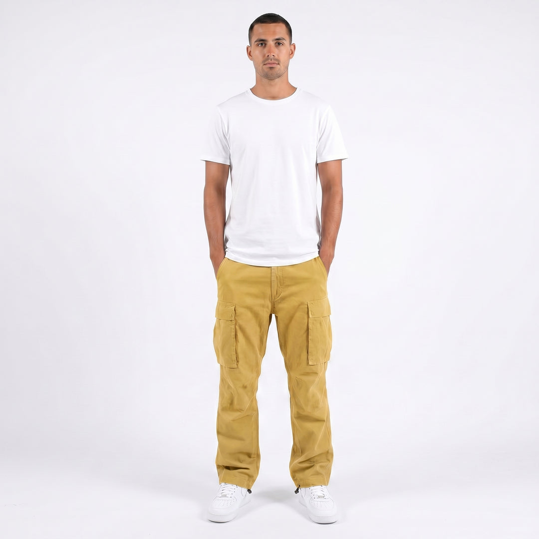 Men's Baggy Cargo Pants – Relaxed Fit Double Thigh Pockets