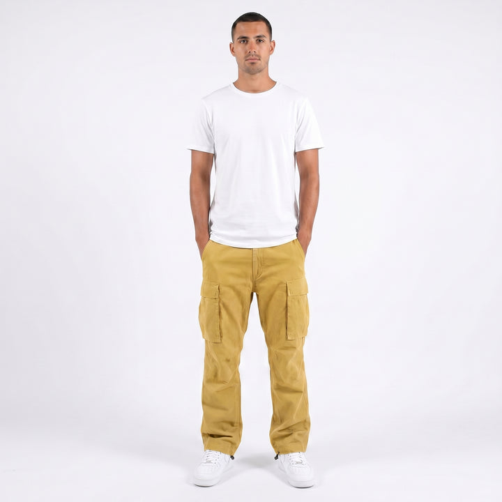 Men's Baggy Cargo Pants – Relaxed Fit Double Thigh Pockets