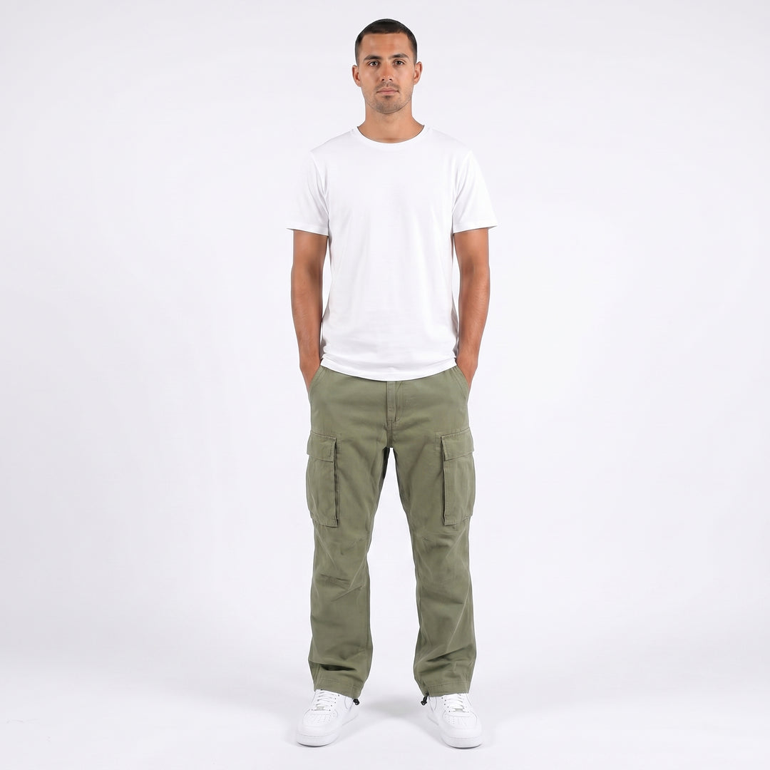 Men's Baggy Cargo Pants – Relaxed Fit Double Thigh Pockets