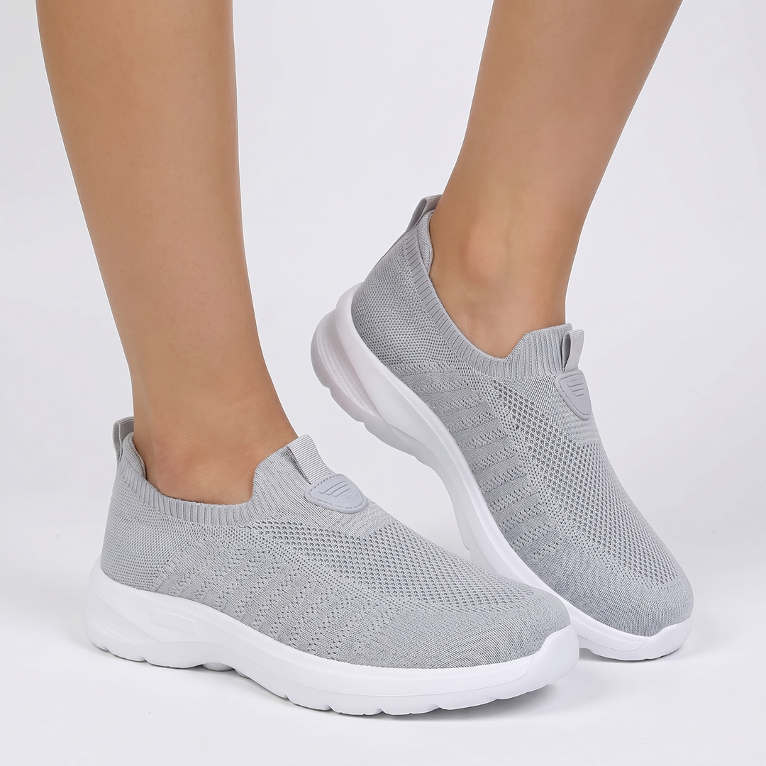 Women's Orthopaedic Sock Knit Slip-On Sneakers Lightweight Breathable Cushioned Walking Shoes