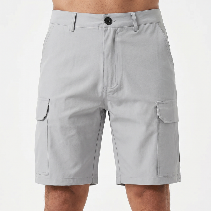 Men's Cargo Shorts Multi-Pocket Slim Fit Stretch Cotton Casual Summer