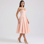 Peach Color With Breast Cotton Chest Band Without Lining