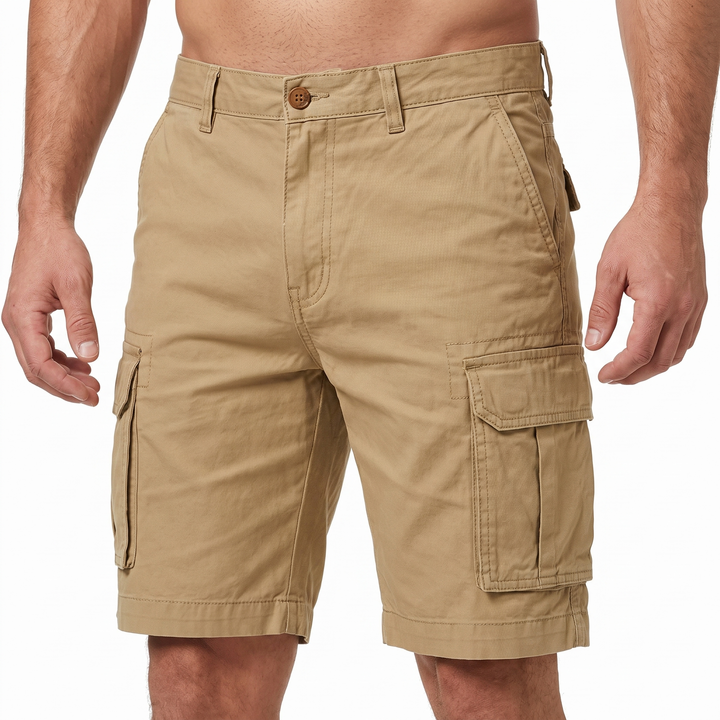Men's Cotton Cargo Shorts Casual Fit Side Pocket Summer Shorts