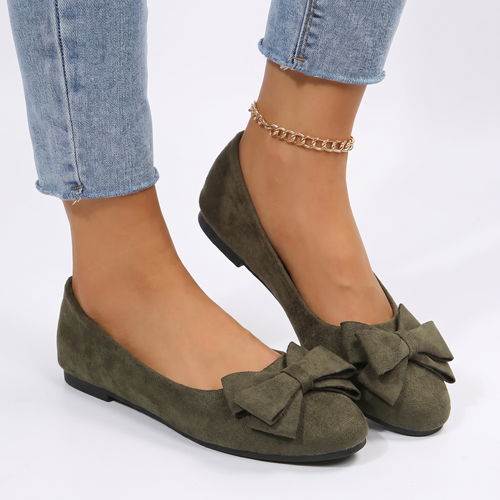 Women's Slip-On Walking Shoes with Ankle Support and Cushioned Footbed
