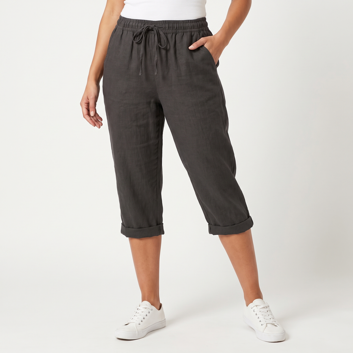 Women's Mid-Length Drawstring Bermuda Shorts