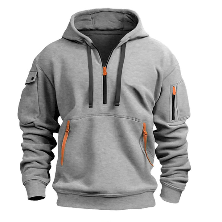 Hooded Zip-Up Pullover