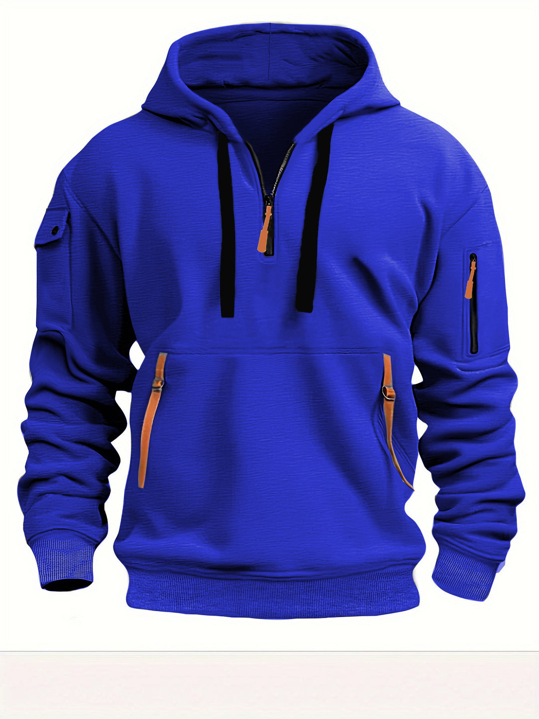 Hooded Zip-Up Pullover