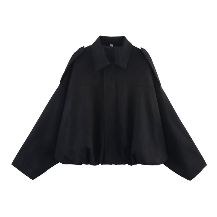 Women'S Lapel Zipper Jacket