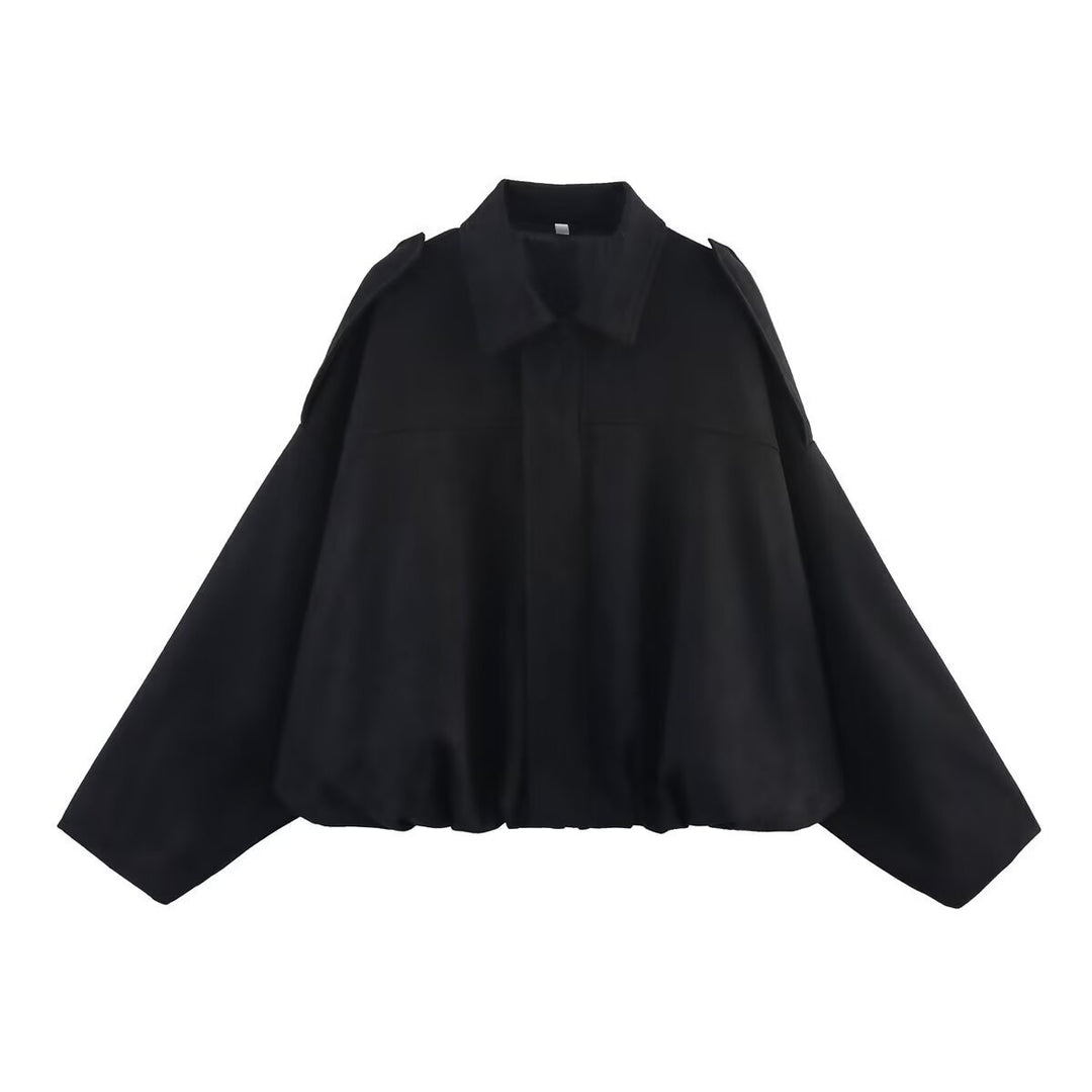 Women'S Lapel Zipper Jacket