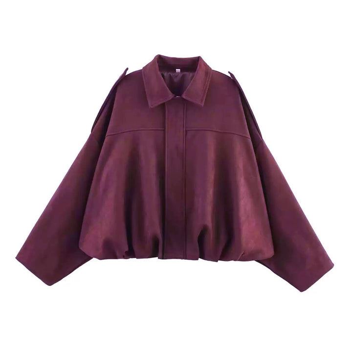 Women'S Lapel Zipper Jacket