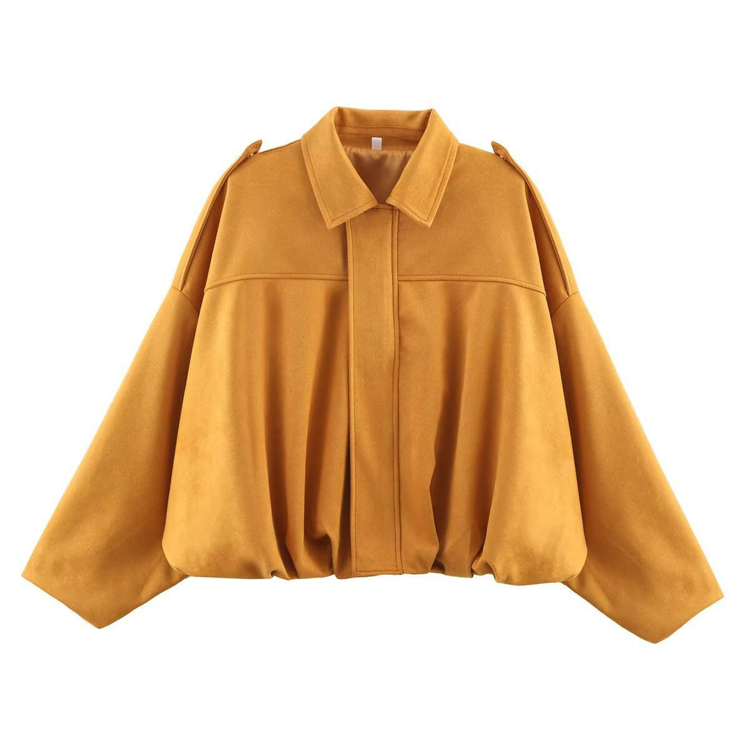 Women'S Lapel Zipper Jacket
