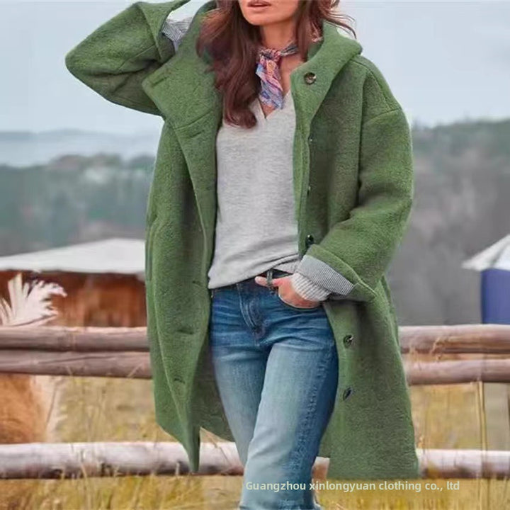 Women'S Thick Long Sleeve Coat