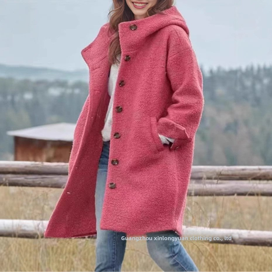 Women'S Thick Long Sleeve Coat