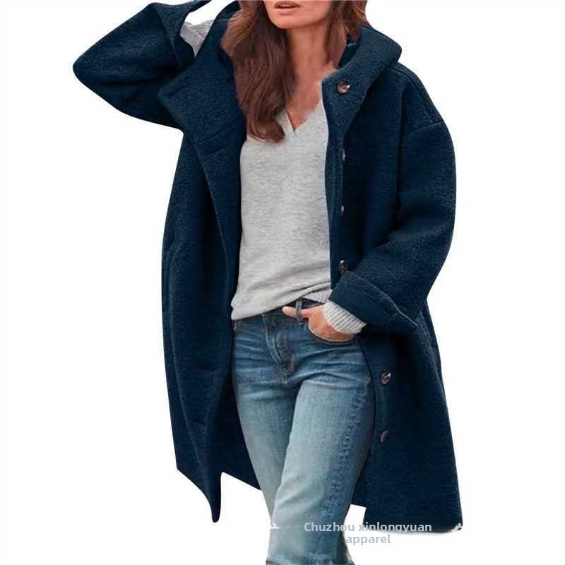 Women'S Thick Long Sleeve Coat