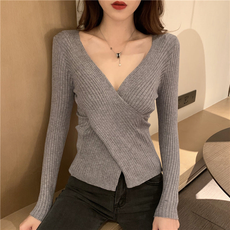 V-Neck Crossover Top