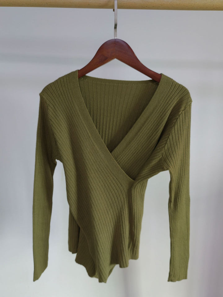 V-Neck Crossover Top