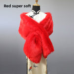Red Wide Shawl