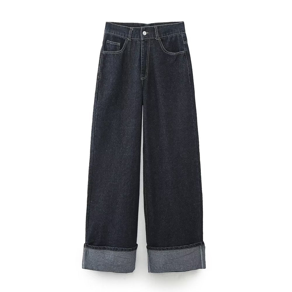 Flared Hemming Pants Suit
