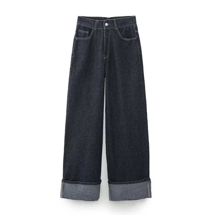 Flared Hemming Pants Suit