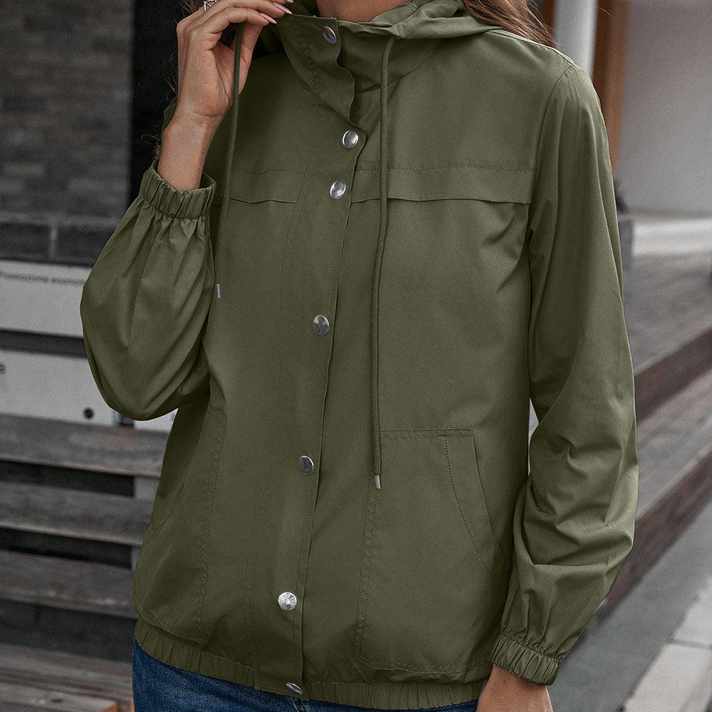 Women'S Hooded Raincoat