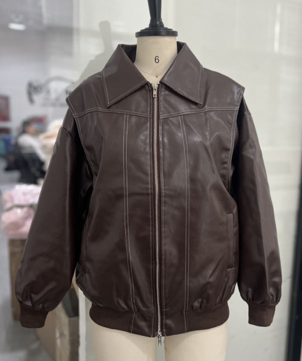 Vintage Moto Leather Jacket
