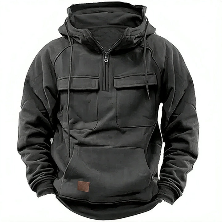Solid Color Casual Sweatshirt Jacket
