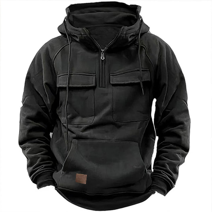 Solid Color Casual Sweatshirt Jacket