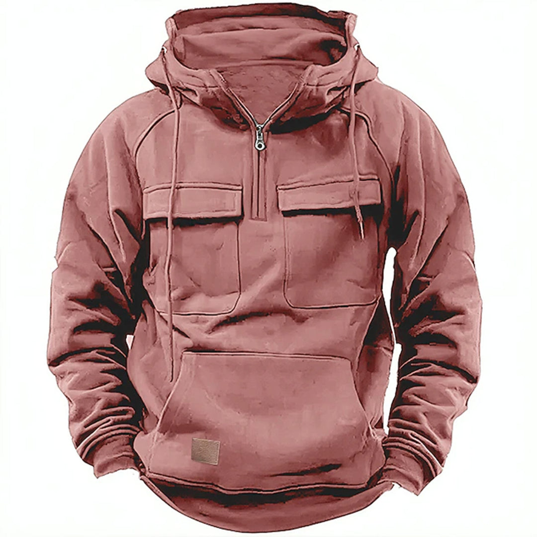 Solid Color Casual Sweatshirt Jacket