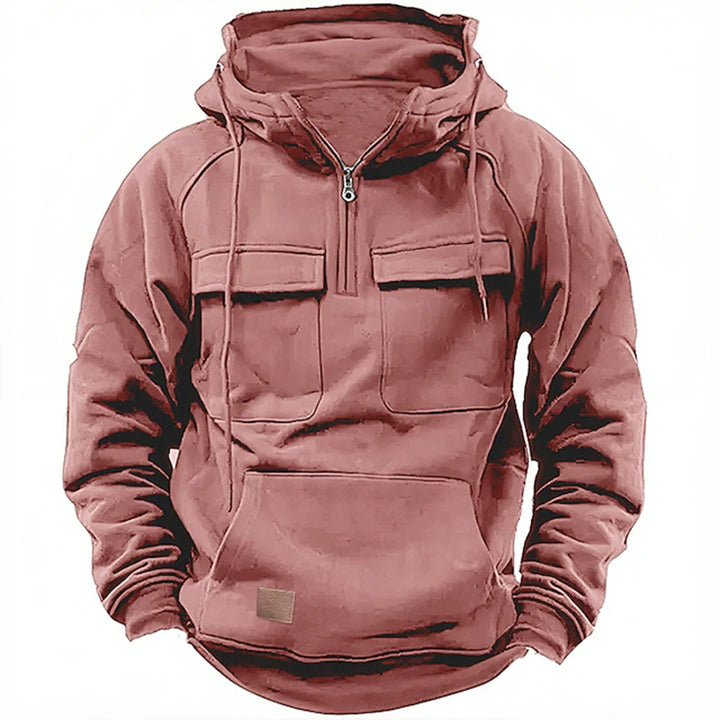 Solid Color Casual Sweatshirt Jacket
