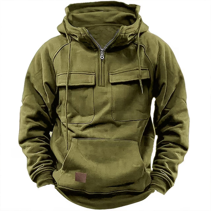 Solid Color Casual Sweatshirt Jacket
