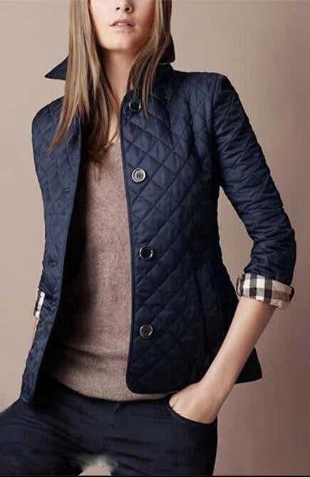 Fashion Temperament Lapel Cotton-Padded Jacket