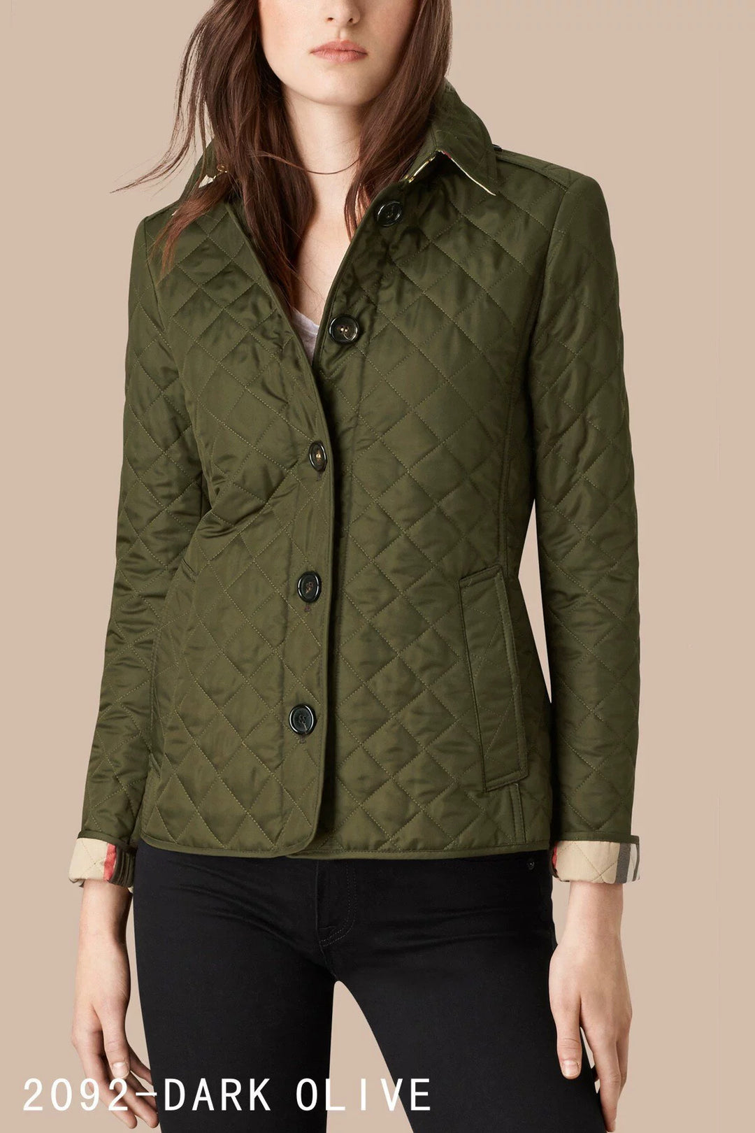 Fashion Temperament Lapel Cotton-Padded Jacket