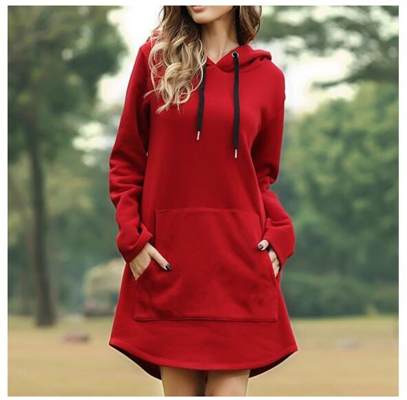 Long Sleeve Hoodie Dress
