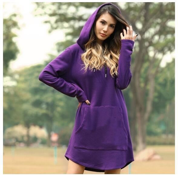 Long Sleeve Hoodie Dress