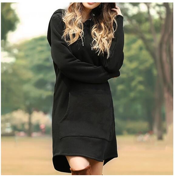 Long Sleeve Hoodie Dress