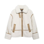 Beige White