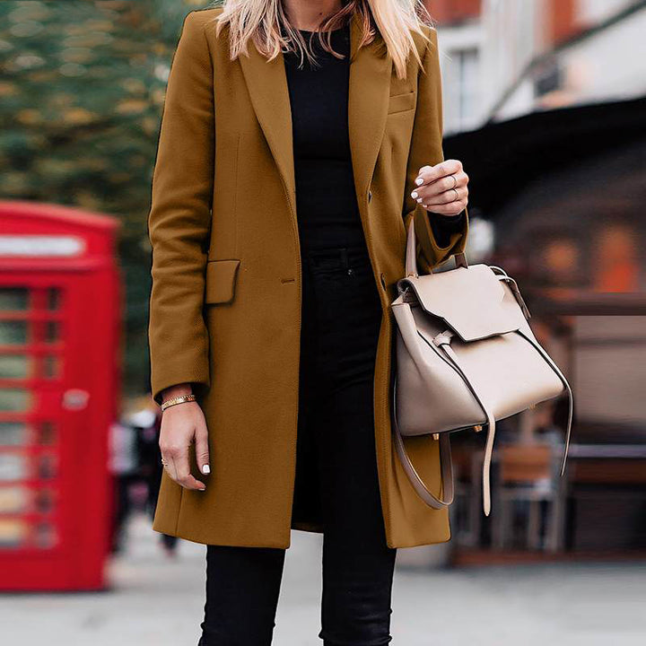 Medium-Length Breasted Small Suit