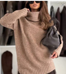 Solid Color Woolen Top