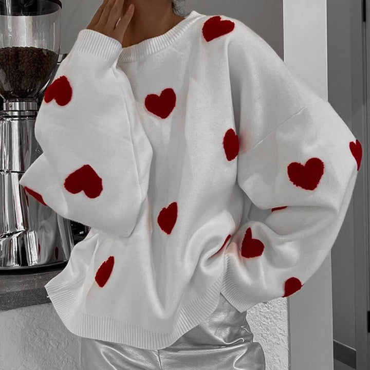Embroidered Love Sweater