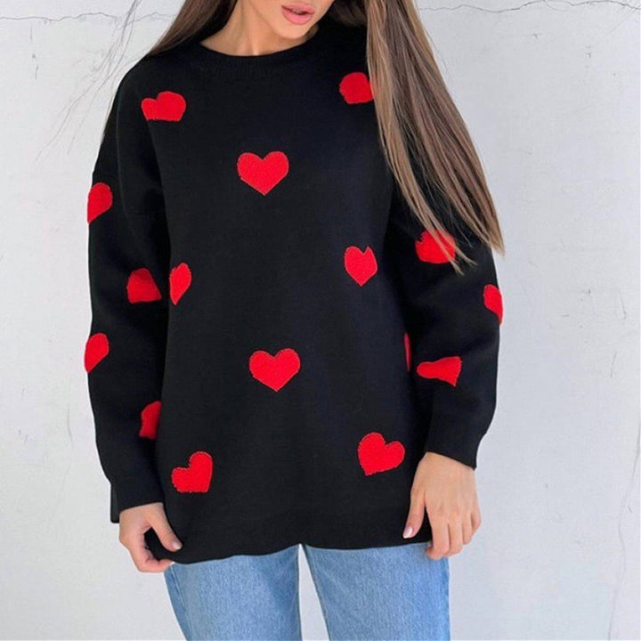 Embroidered Love Sweater