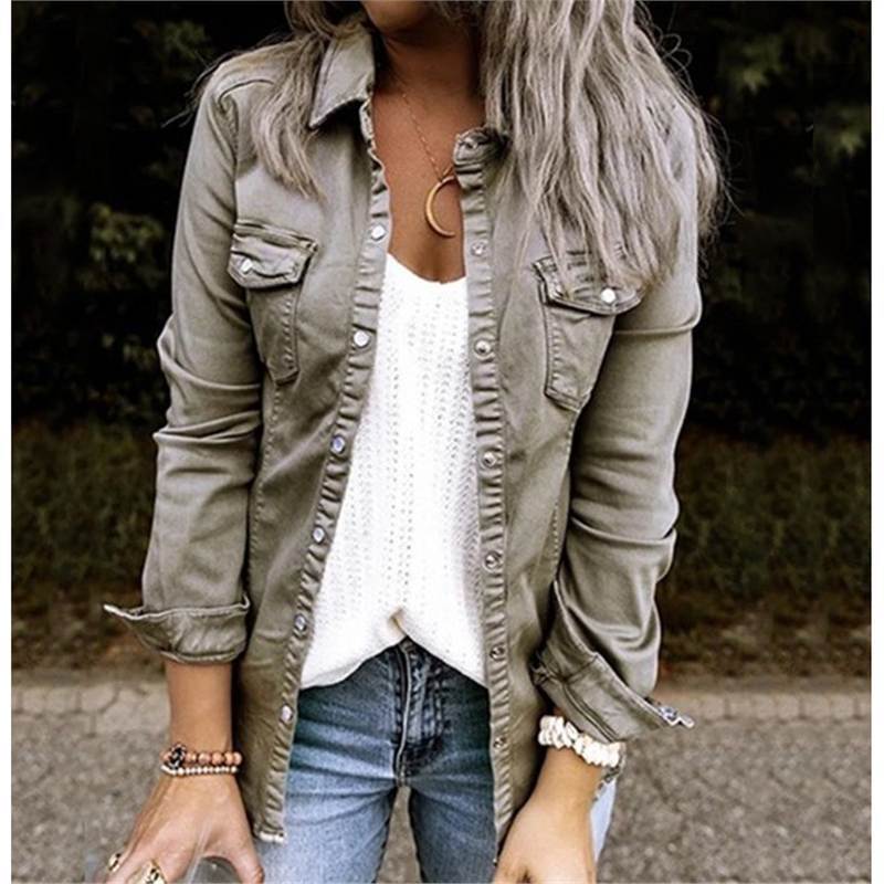Mid-Length Denim Jacket