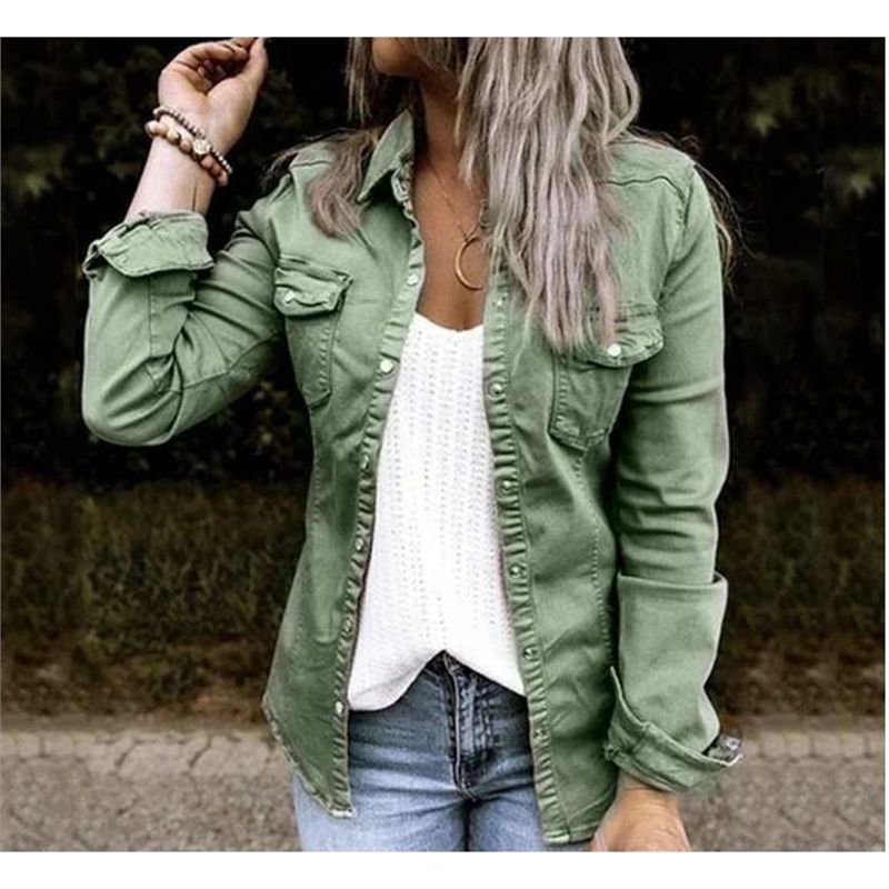 Mid-Length Denim Jacket