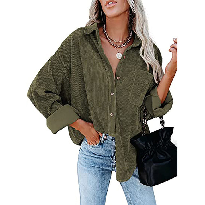Women’S Lapel-Button Jacket