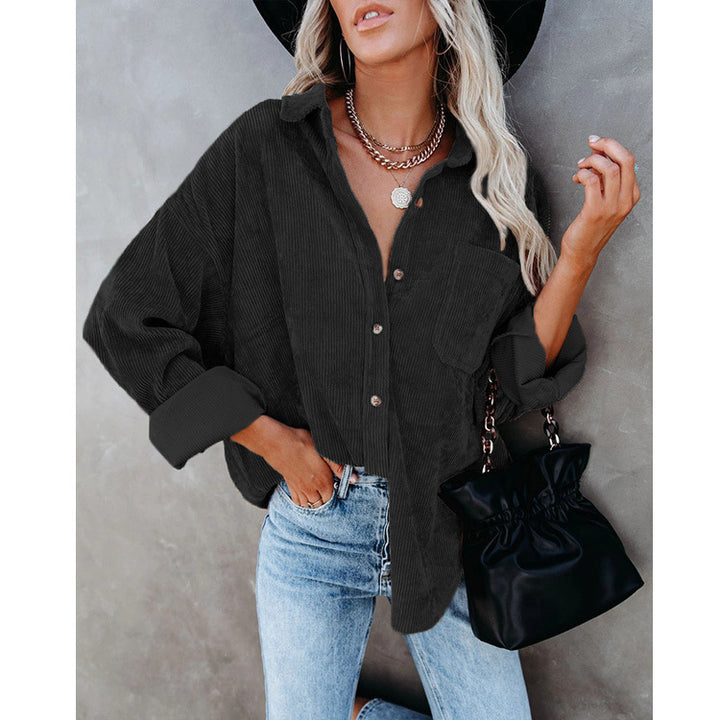 Women’S Lapel-Button Jacket
