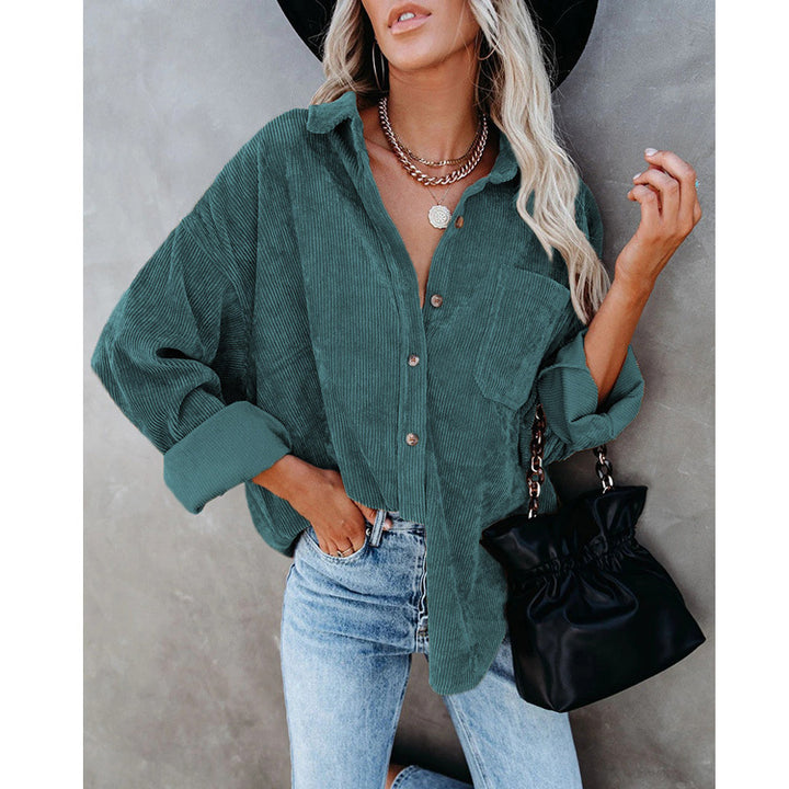 Women’S Lapel-Button Jacket