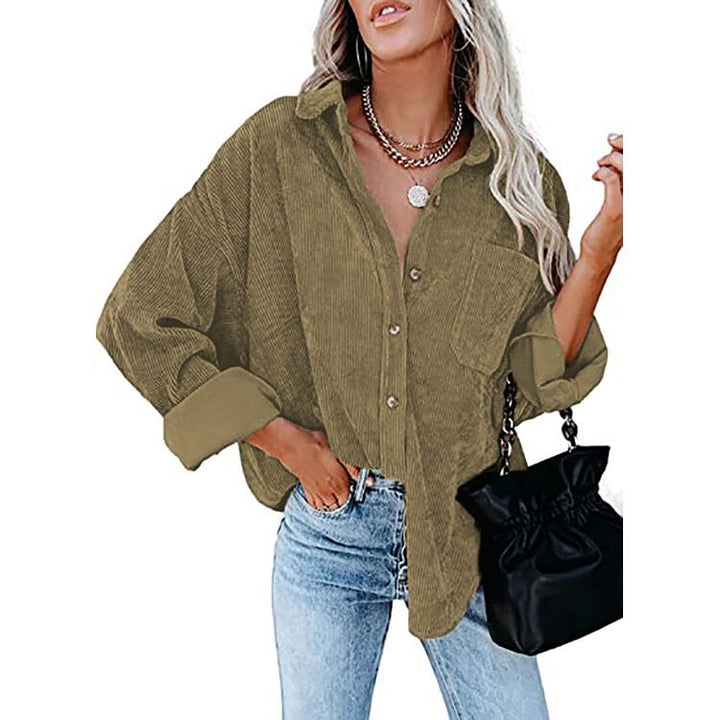 Women’S Lapel-Button Jacket