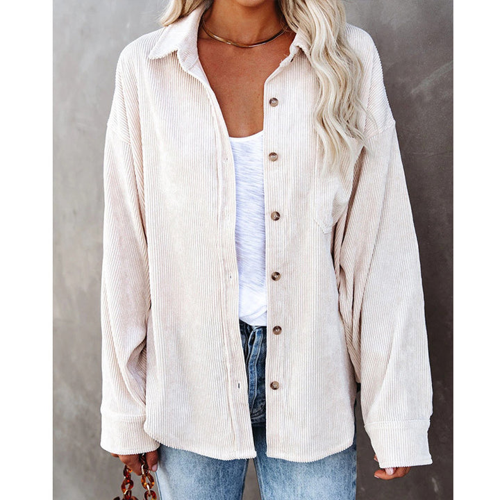 Women’S Lapel-Button Jacket