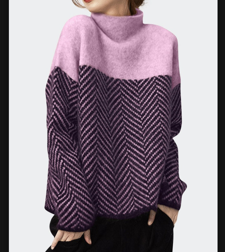 Women'S Striped Sweater