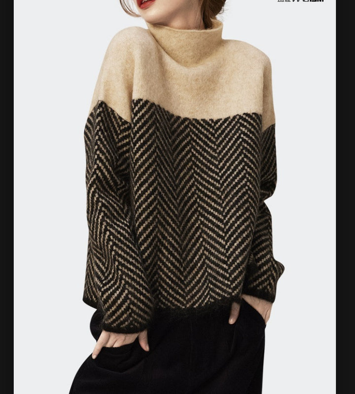 Women'S Striped Sweater